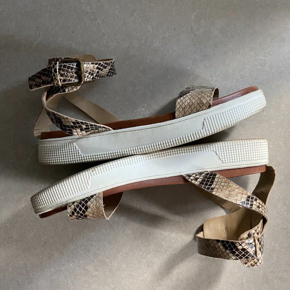 MIA Melvina Faux Snakeskin Strappy Sandal sz 9 - Picture 3 of 9